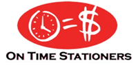 On Time Stationers.